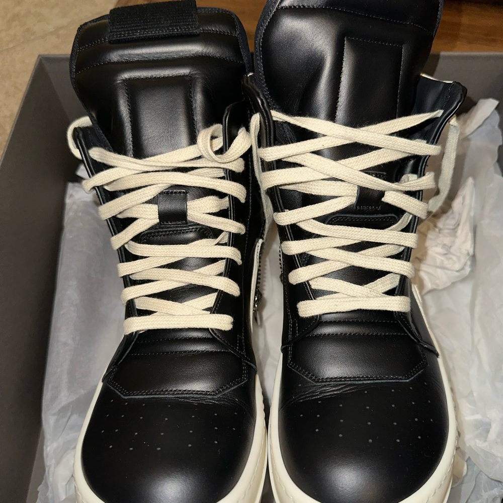 Rick Owen’s Geo Basket Sneakers